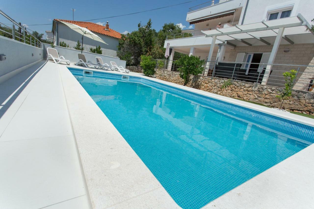 Charming Modern House With The New Swimming Pool - Apartment Maya 1 Trogir Exteriör bild