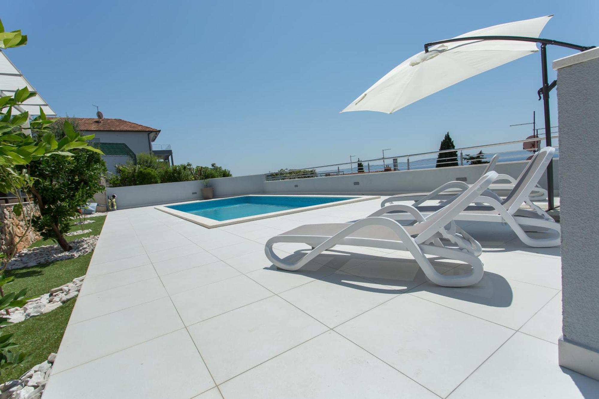 Charming Modern House With The New Swimming Pool - Apartment Maya 1 Trogir Exteriör bild